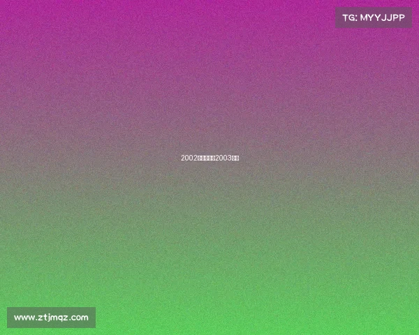 2002电子竞技—2003电竞